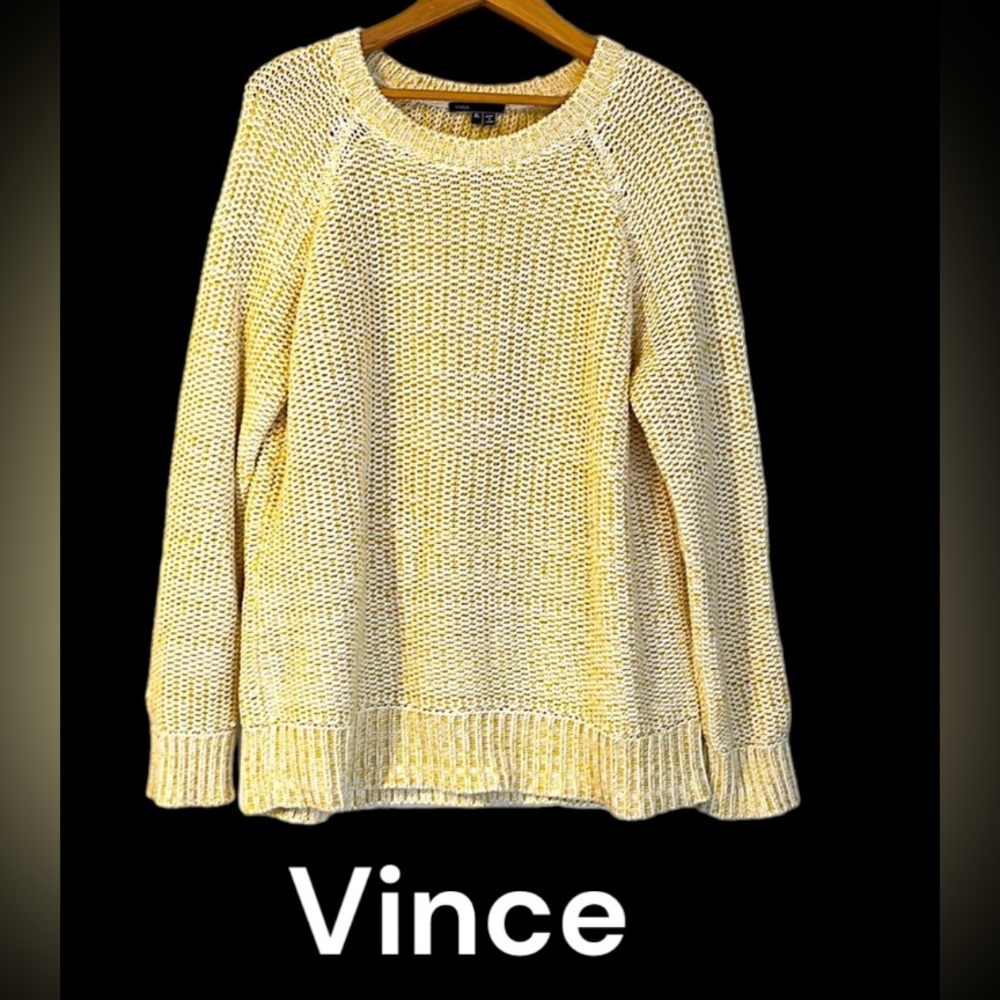 Vince Designer woven knit Sweater   Unisex